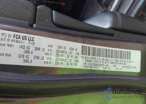 2019 Jeep Grand Cherokee Limited 4X4 из США, поврежденный, VIN 1C4RJFBG8KC854527